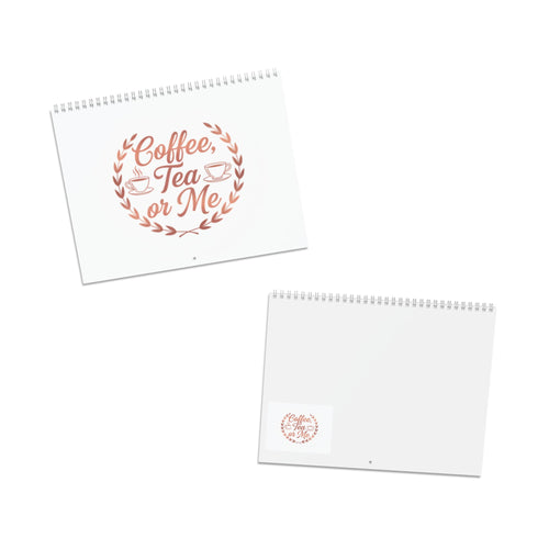 2026 Wall Calendar — "Coffee, Tea or Me" Decorative Monthly Planner