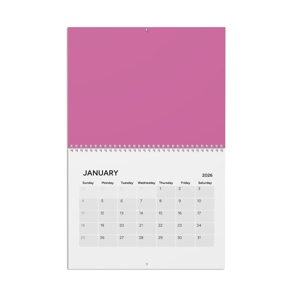 2026 Wall Calendar — "Coffee, Tea or Me" Decorative Monthly Planner