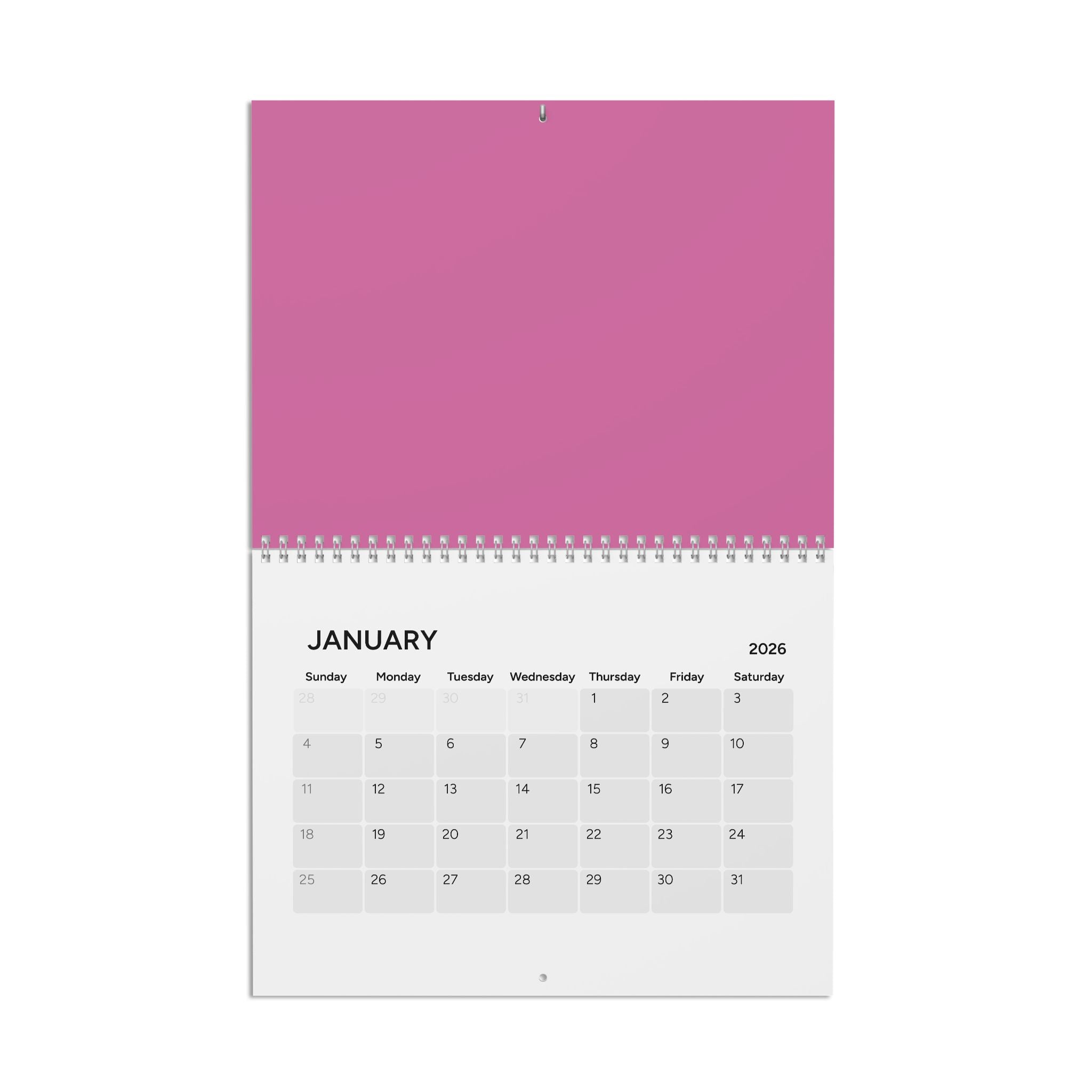 2026 Wall Calendar — "Coffee, Tea or Me" Decorative Monthly Planner
